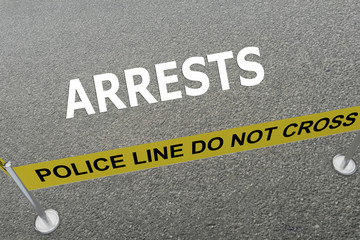 Arrests police concept
