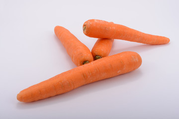 The organic carrots for health.