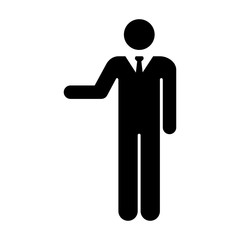 User Icon - Man, Businessman, Person, Human, Client, Customer Icon in Vector Illustration.