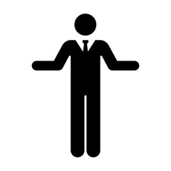 User Icon - Man, Businessman, Person, Human, Client, Customer Icon in Vector Illustration.