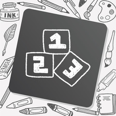 Podium doodle drawing