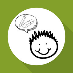 sketch icon. creative concept.  Flat illiustration , vector