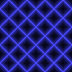 Blue shinig grid. Seamless background