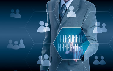 Human resources, CRM. Concept personnel management.