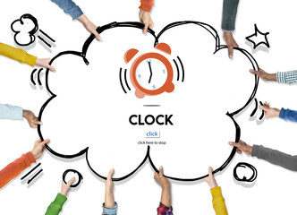 Time Alarm Deadline Countdown Concept