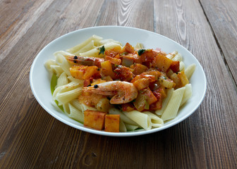 Italian pasta with pumpkin