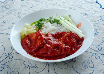 Chileajo de cerdo dish