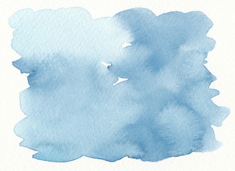 watercolor blue shading abstract background
