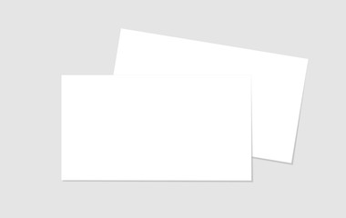 Business card shablon for your design. Vector visit card template.