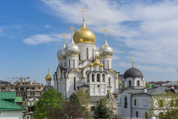 Fototapeta na wymiar Conception Convent in Ostozhenka. Moscow