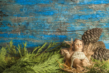 Baby Jesus Christmas card