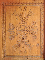 carved wood pattern