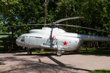 Military Soviet helicopter