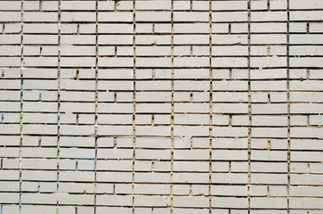 white brick wall for background and texture