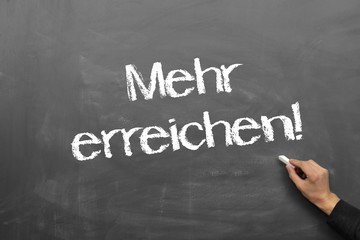 Fototapeta premium Mehr erreichen!