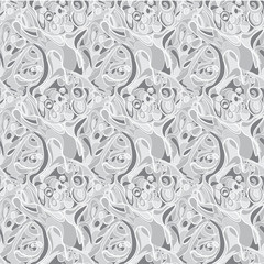 Pomegranate Graphic Pattern Black& White