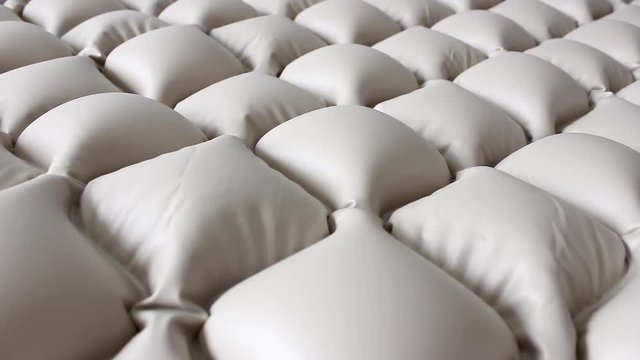 Special mattress that does not allow bedsores already inflated air