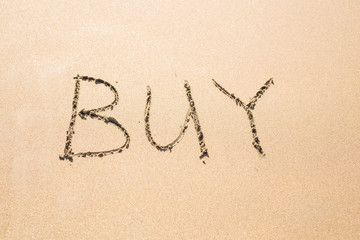 Buy written in the sand on beach