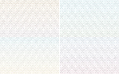 Seamless background for certificates and other forms