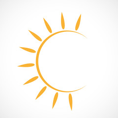 fond abstrait,soleil-vecteur