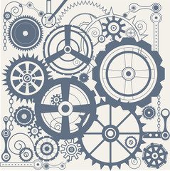 Steampunk cogs