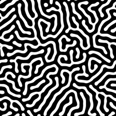 Seamless Pattern. Coral maze. Vector illustration.