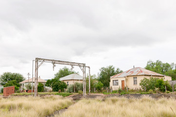 Fototapeta na wymiar Houses in Wolwefontein