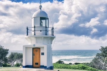 Fototapeta na wymiar Ballina Lighthouse in New South Wales, Australia during the day.