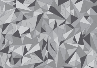 Abstract gray polygonal vector background