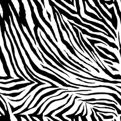 Naklejka na ściany i meble Zebra Pattern