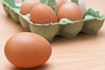 frische Hühnereier