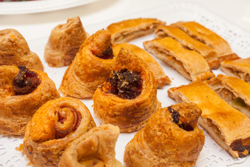 bunch of pastery starters
