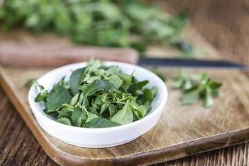 Fresh Menthol Leaves (selective focus)
