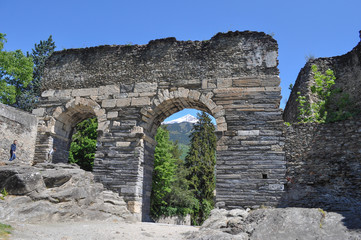 Roman aqueduct in Susa