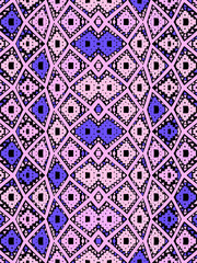 Aztec tribal mexican seamless pattern