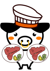 イタリア料理と動物シリーズ