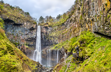 Fototapeta na wymiar Kegon Falls, one of highest waterfalls in Japan