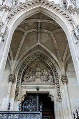 Votive Church (Votivkirche) on Ringstrasse in Vienna, Austria.
