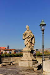 Fototapeta premium Würzburg, Brückenstatue