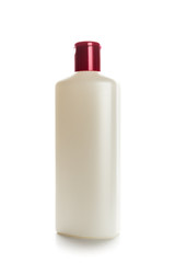 plastic container isolated on white background