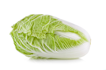 Chinese cabbage on white background