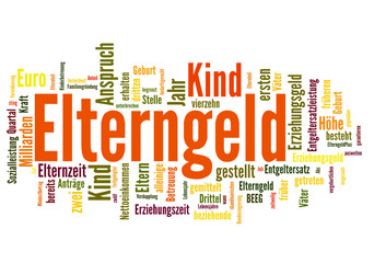 Fototapeta premium Elterngeld (Eltern, Familie, Kind, Staat)