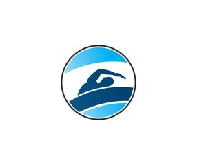 Swimming logo