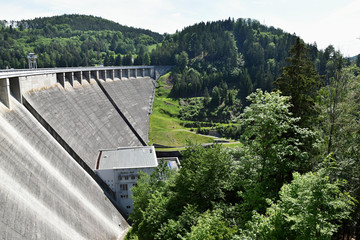 Water Reservoir Letovice Czech republic