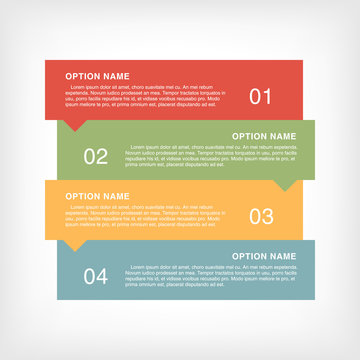 Infographic design, options concept. Template for Business presentation