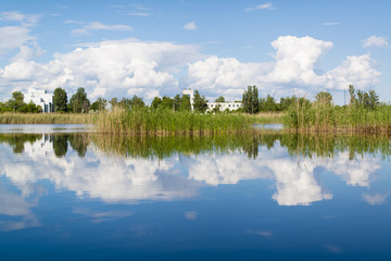 Landscape on the lake