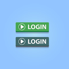 Login buttons vector