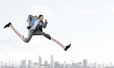 He is making giant steps