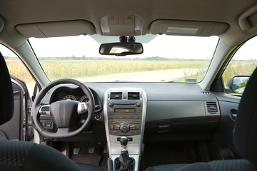 Obraz na płótnie Canvas Car Interior View