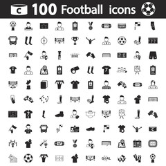 football icon set - 112028656